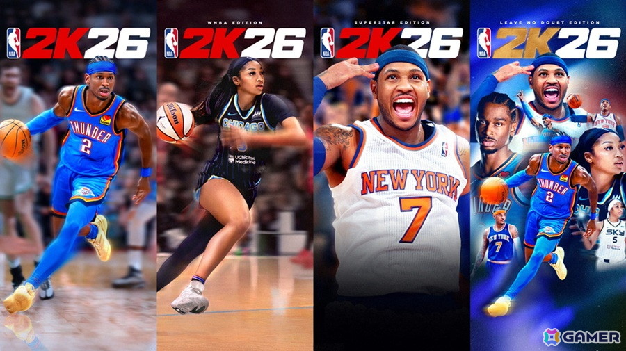 「NBA 2K26」が9月5日に発売！通常版のカバーを飾るのは昨季王者のサンダーでシーズンMVPとファイナルMVPを獲得したシェイ・ギルジャス＝アレクサンダー選手の画像