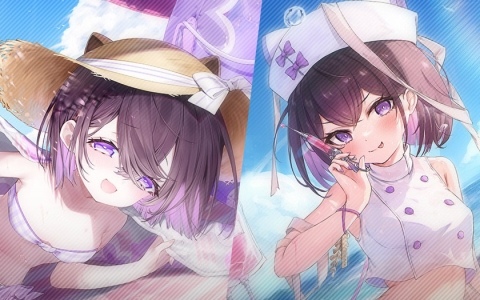 「リバースブルー×リバースエンド」新シーズン「ドキドキ！温泉夏物語」が開幕！紫亜《サマー》（CV：橘杏咲）のピックアップ契約も開催