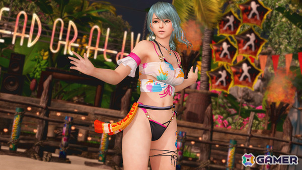 「DEAD OR ALIVE XVV」音楽フェスをイメージしたSSR水着「サマー・アンコール」が登場！なつかしコーデガチャが最大140連無料となるキャンペーンもの画像