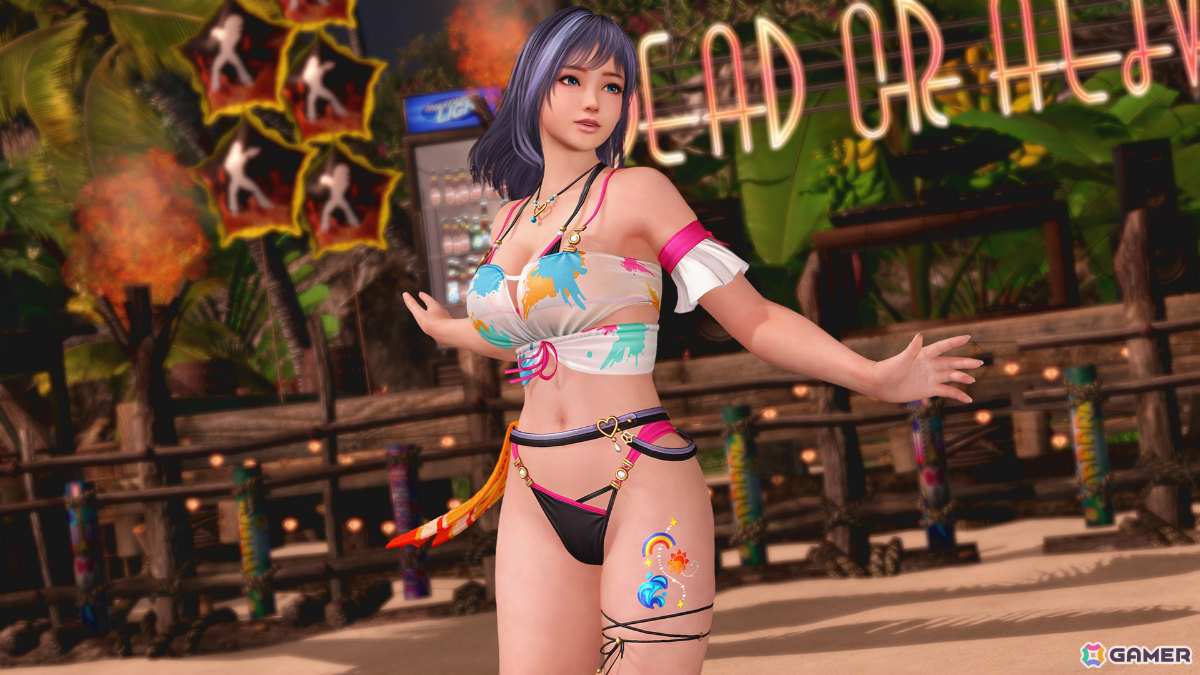 「DEAD OR ALIVE XVV」音楽フェスをイメージしたSSR水着「サマー・アンコール」が登場！なつかしコーデガチャが最大140連無料となるキャンペーンもの画像2