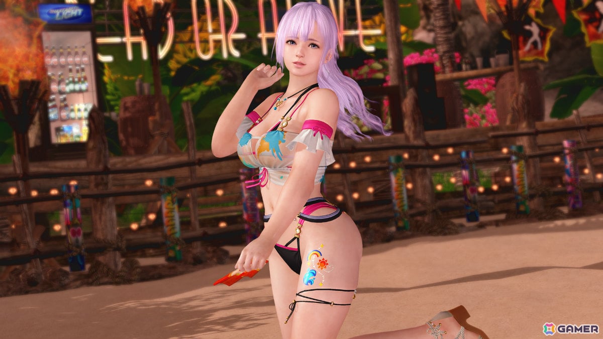 「DEAD OR ALIVE XVV」音楽フェスをイメージしたSSR水着「サマー・アンコール」が登場！なつかしコーデガチャが最大140連無料となるキャンペーンもの画像4