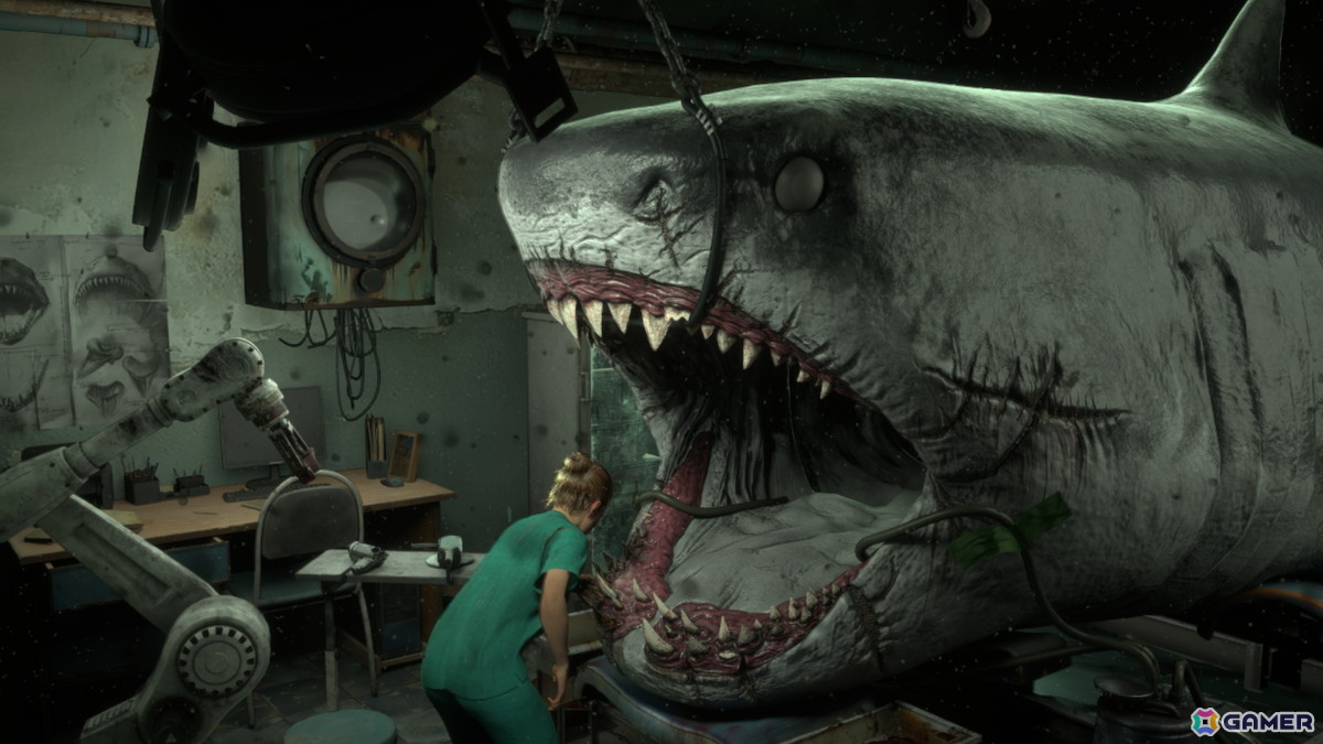 巨大なサメの歯科治療を行うホラーゲーム「Shark Dentist」が発表！一度手が滑ったら全てを失う緊張感あふれるゲームプレイを楽しめるの画像4