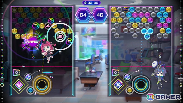 タイトーの新作はバブルシューティングパズルと音楽ゲームのMIX!「QQQbeats!!!」がSwitchダウンロード専用で2025年秋に登場の画像3