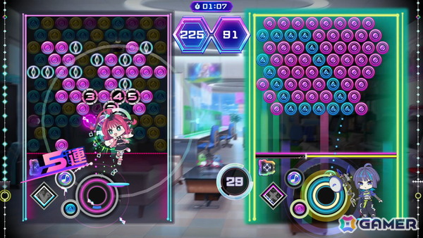 タイトーの新作はバブルシューティングパズルと音楽ゲームのMIX!「QQQbeats!!!」がSwitchダウンロード専用で2025年秋に登場の画像4