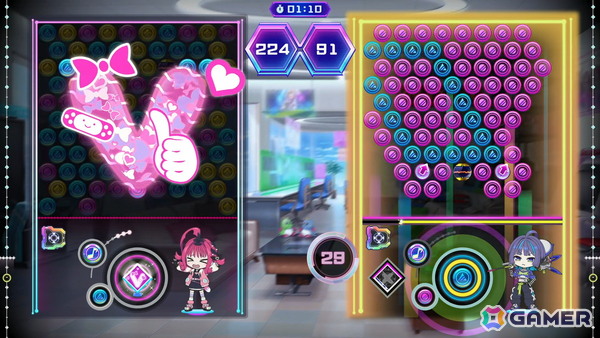 タイトーの新作はバブルシューティングパズルと音楽ゲームのMIX!「QQQbeats!!!」がSwitchダウンロード専用で2025年秋に登場の画像6