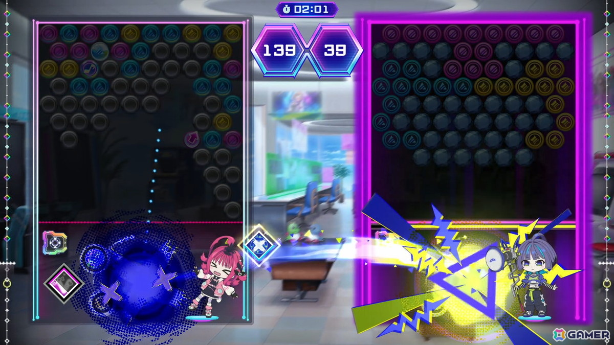 タイトーの新作はバブルシューティングパズルと音楽ゲームのMIX!「QQQbeats!!!」がSwitchダウンロード専用で2025年秋に登場の画像
