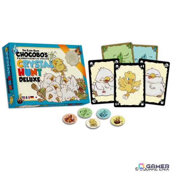 カードゲーム「チョコボのクリスタルハント」「チョコボのダンジョン＆モンスターズ」がセットになって11月29日に発売！の画像1