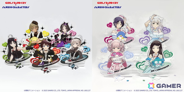 「ガールズバンドクライ×サンリオキャラクターズ」POP-UP SHOPが開催！東映アニメーションオリジナルコラボイラストを使用したグッズが多数登場の画像8