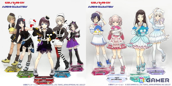 「ガールズバンドクライ×サンリオキャラクターズ」POP-UP SHOPが開催！東映アニメーションオリジナルコラボイラストを使用したグッズが多数登場の画像9