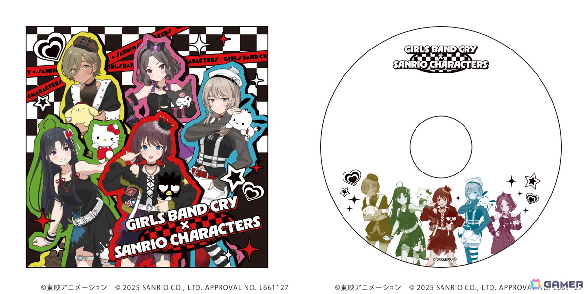 「ガールズバンドクライ×サンリオキャラクターズ」POP-UP SHOPが開催!東映アニメーションオリジナルコラボイラストを使用したグッズが多数登場の画像