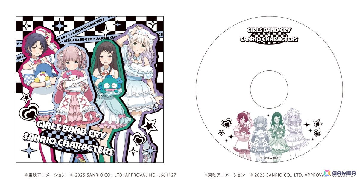 「ガールズバンドクライ×サンリオキャラクターズ」POP-UP SHOPが開催!東映アニメーションオリジナルコラボイラストを使用したグッズが多数登場の画像