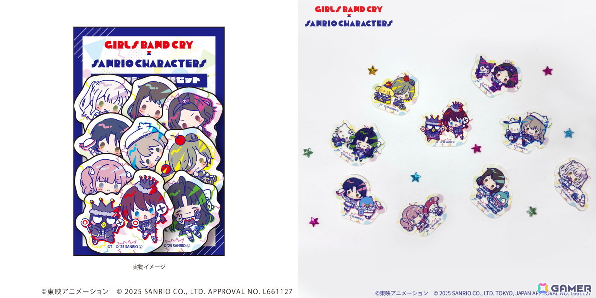 「ガールズバンドクライ×サンリオキャラクターズ」POP-UP SHOPが開催!東映アニメーションオリジナルコラボイラストを使用したグッズが多数登場の画像