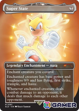 「マジック：ザ・ギャザリング」ソニックとその仲間たちがSecret Lair「The Sonic Superdrop」で登場！7月15日に発売の画像2