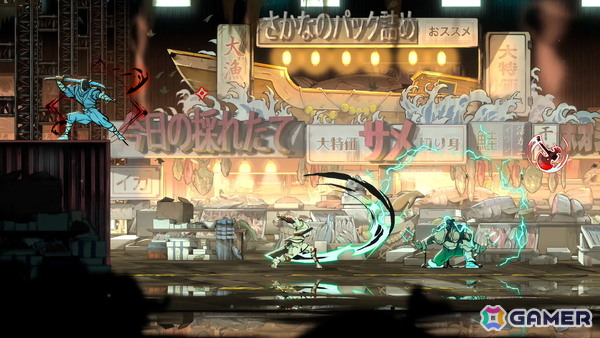 「SHINOBI 復讐の斬撃」新ステージ・魚市場の紹介PVが公開！動く看板の上で戦いを繰り広げ、コンテナの上を軽快に飛び移って攻略するステージにの画像6