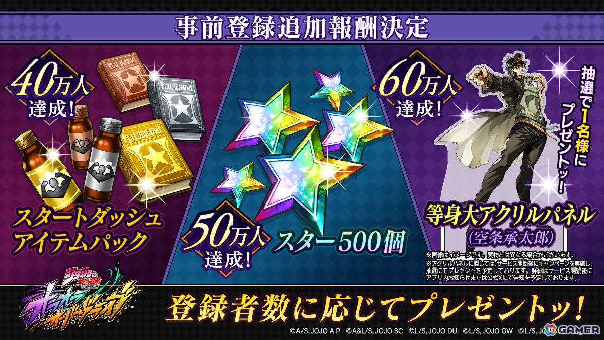 「ジョジョの奇妙な冒険 オラオラオーバードライブ」事前登録者数が30万人を突破!URユニット「【悪の帝王】ディオ・ブランドー」の配布が決定の画像
