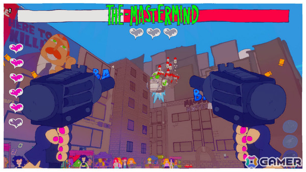 マヌケなロボットを殲滅しバカな人間とくっちゃべる不条理劇アクションADV「Shooty Shooty Robot Invasion」がリリース！の画像