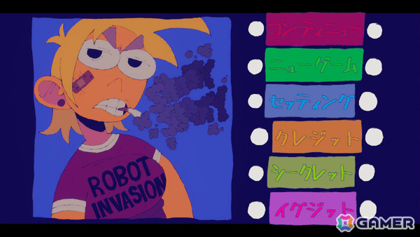 マヌケなロボットを殲滅しバカな人間とくっちゃべる不条理劇アクションADV「Shooty Shooty Robot Invasion」がリリース！の画像2