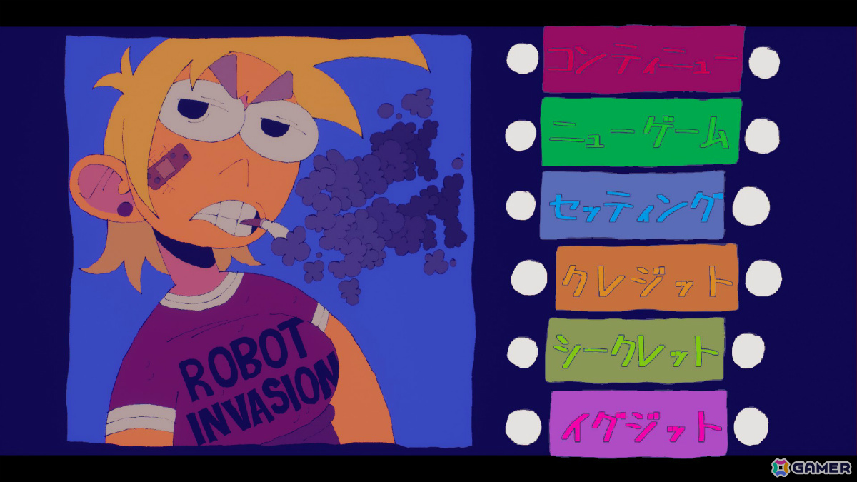 マヌケなロボットを殲滅しバカな人間とくっちゃべる不条理劇アクションADV「Shooty Shooty Robot Invasion」がリリース！の画像