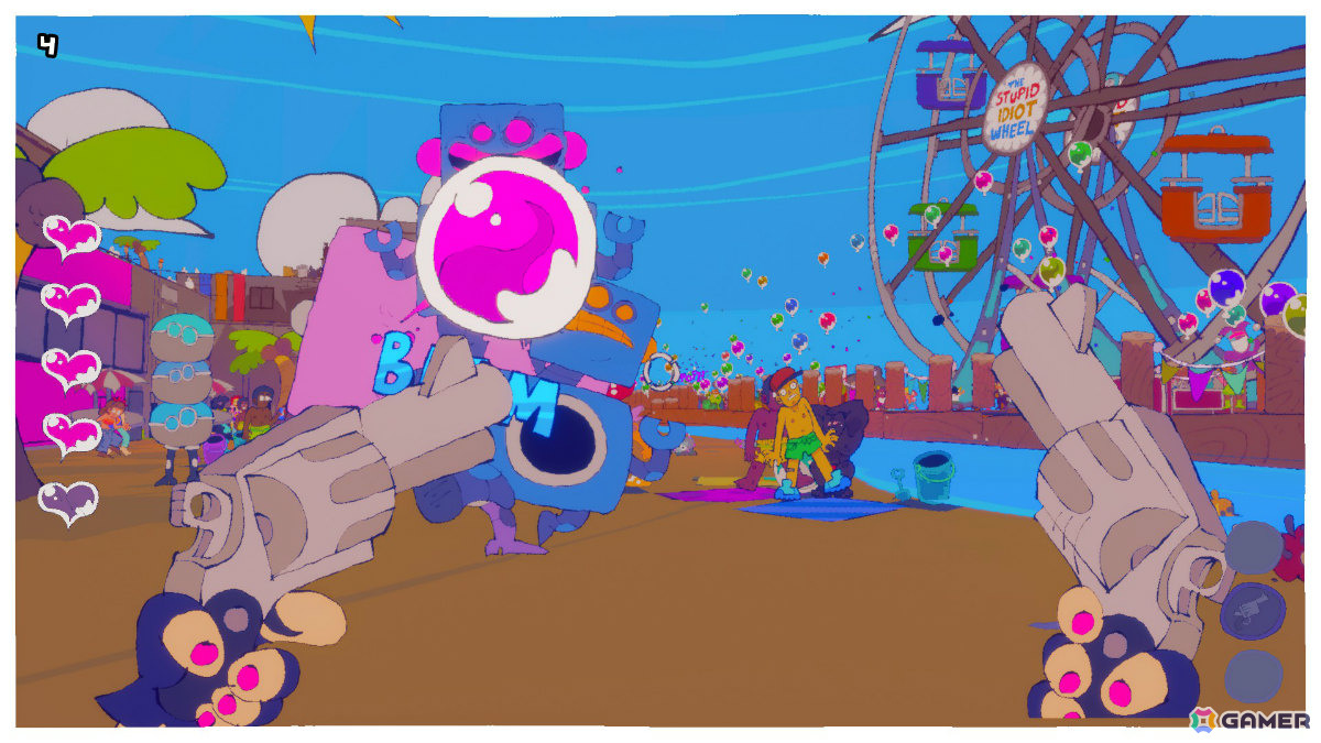 マヌケなロボットを殲滅しバカな人間とくっちゃべる不条理劇アクションADV「Shooty Shooty Robot Invasion」がリリース！の画像6