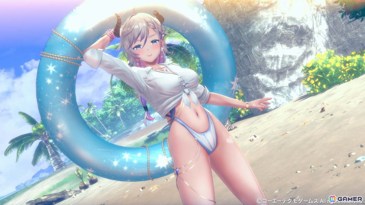 「レスレリアーナのアトリエ」小悪魔な水着衣装の「アンチュ」がガチャに登場！ログインで日焼けスキンのレスナ【Pretty Summer】が手に入るの画像