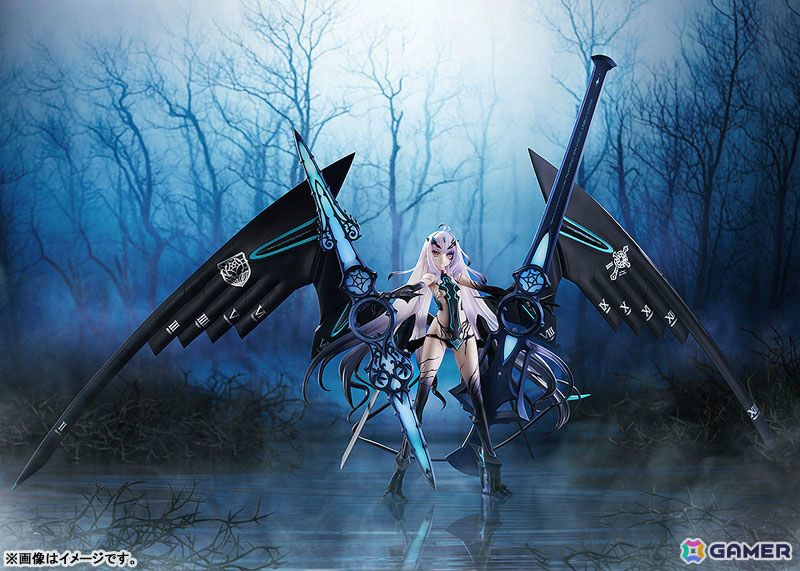 「FGO」メリュジーヌが1/7スケールフィギュアとなって登場!第三再臨時の二振りのテュケイダイトを構えた姿で立体化の画像