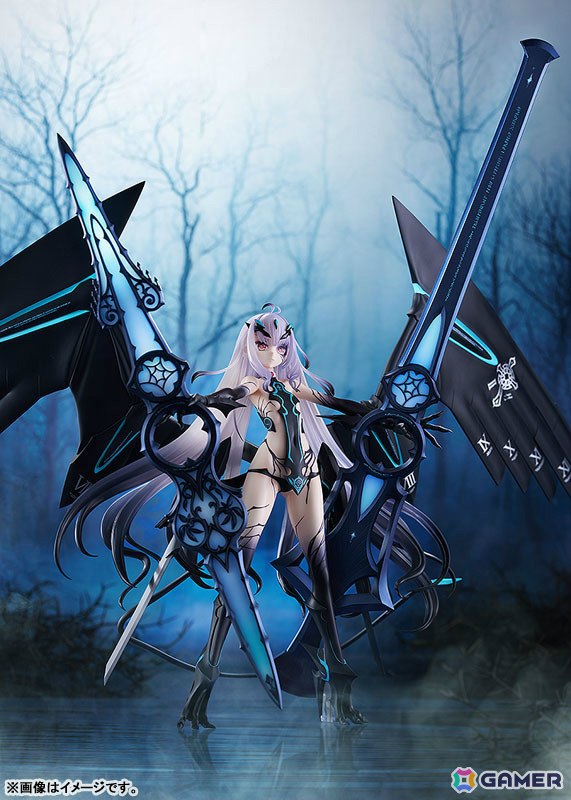 「FGO」メリュジーヌが1/7スケールフィギュアとなって登場!第三再臨時の二振りのテュケイダイトを構えた姿で立体化の画像