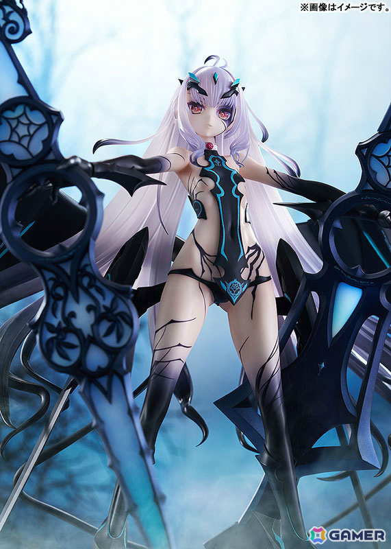 「FGO」メリュジーヌが1/7スケールフィギュアとなって登場!第三再臨時の二振りのテュケイダイトを構えた姿で立体化の画像