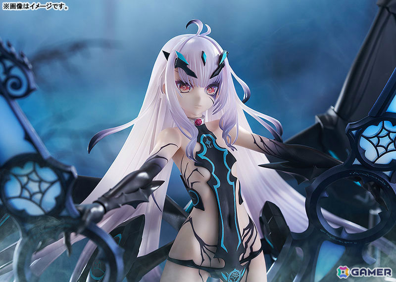 「FGO」メリュジーヌが1/7スケールフィギュアとなって登場!第三再臨時の二振りのテュケイダイトを構えた姿で立体化の画像