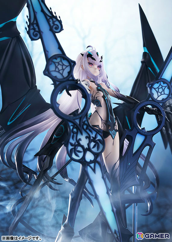 「FGO」メリュジーヌが1/7スケールフィギュアとなって登場!第三再臨時の二振りのテュケイダイトを構えた姿で立体化の画像