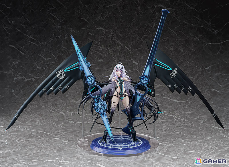 「FGO」メリュジーヌが1/7スケールフィギュアとなって登場!第三再臨時の二振りのテュケイダイトを構えた姿で立体化の画像