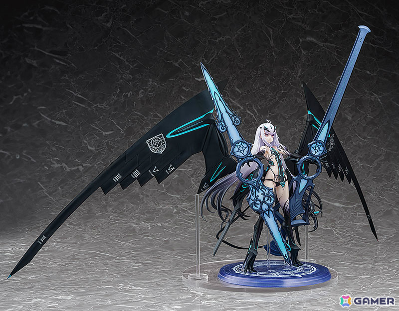 「FGO」メリュジーヌが1/7スケールフィギュアとなって登場!第三再臨時の二振りのテュケイダイトを構えた姿で立体化の画像