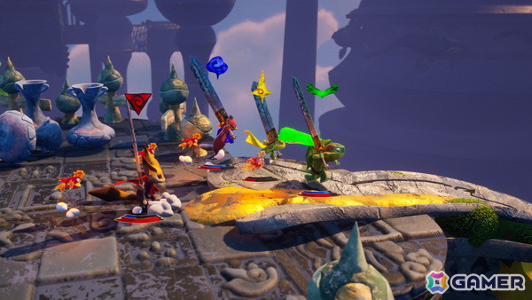 物理法則を利用して戦うアクションRPG「Awaysis」は4人協力プレイに対応！BitSummitではデモの出展や本作の楽曲を手掛ける田中宏和氏によるライブが開催の画像