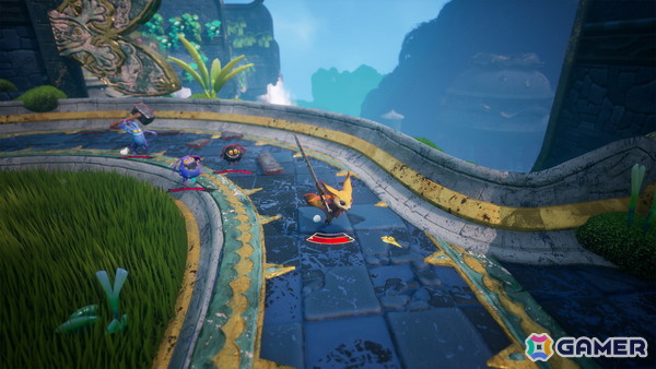 物理法則を利用して戦うアクションRPG「Awaysis」は4人協力プレイに対応！BitSummitではデモの出展や本作の楽曲を手掛ける田中宏和氏によるライブが開催の画像