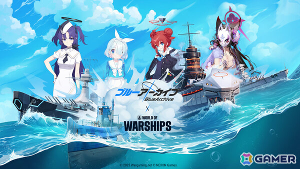 「World of Warships」で「ブルアカ」コラボ第2弾が開催！アロナやビナーなどがモチーフの戦艦が登場の画像1