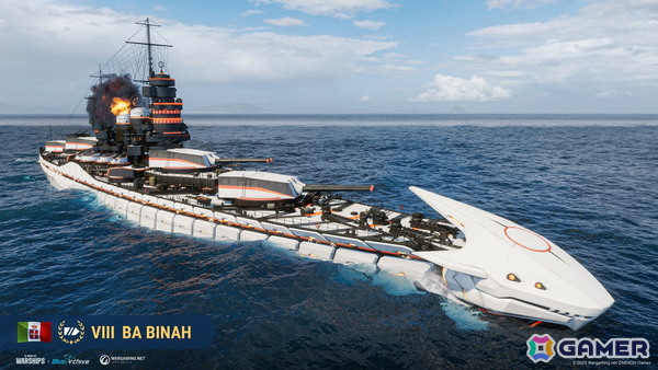 「World of Warships」で「ブルアカ」コラボ第2弾が開催!アロナやビナーなどがモチーフの戦艦が登場の画像