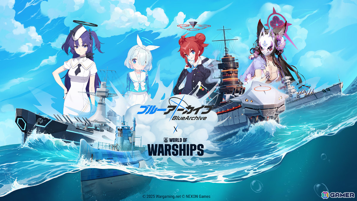 「World of Warships」で「ブルアカ」コラボ第2弾が開催!アロナやビナーなどがモチーフの戦艦が登場の画像