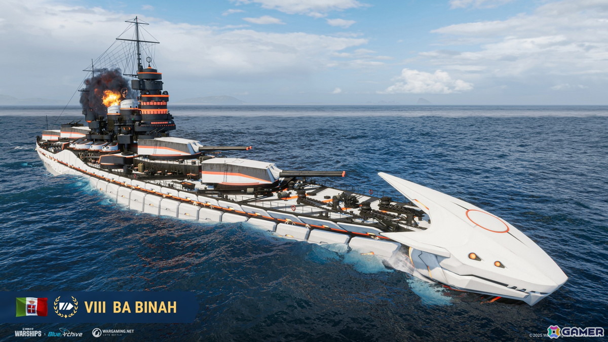 「World of Warships」で「ブルアカ」コラボ第2弾が開催！アロナやビナーなどがモチーフの戦艦が登場の画像4