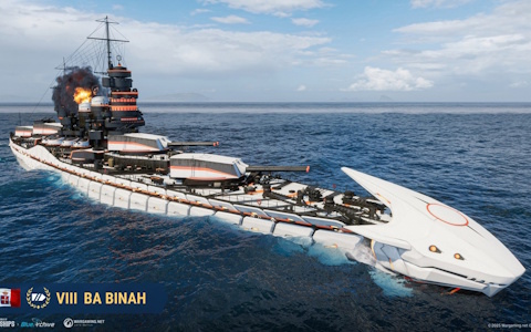 「World of Warships」で「ブルアカ」コラボ第2弾が開催！アロナやビナーなどがモチーフの戦艦が登場