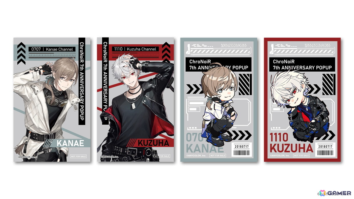 「ChroNoiR 7th ANNIVERSARY」グッズが7月17日よりにじさんじオフィシャルストアにて販売!西武渋谷店で開催されるポップアップストアの情報もの画像