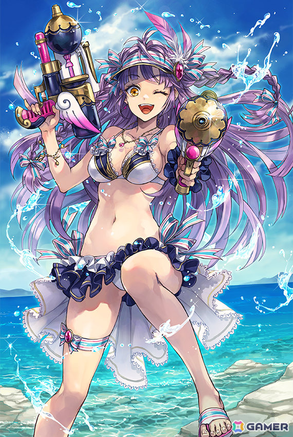 「チェンクロ」フローリア（CV：東山奈央）、レザディア（CV：朴璐美）が水着姿で登場する海の日記念フェスが開催！の画像