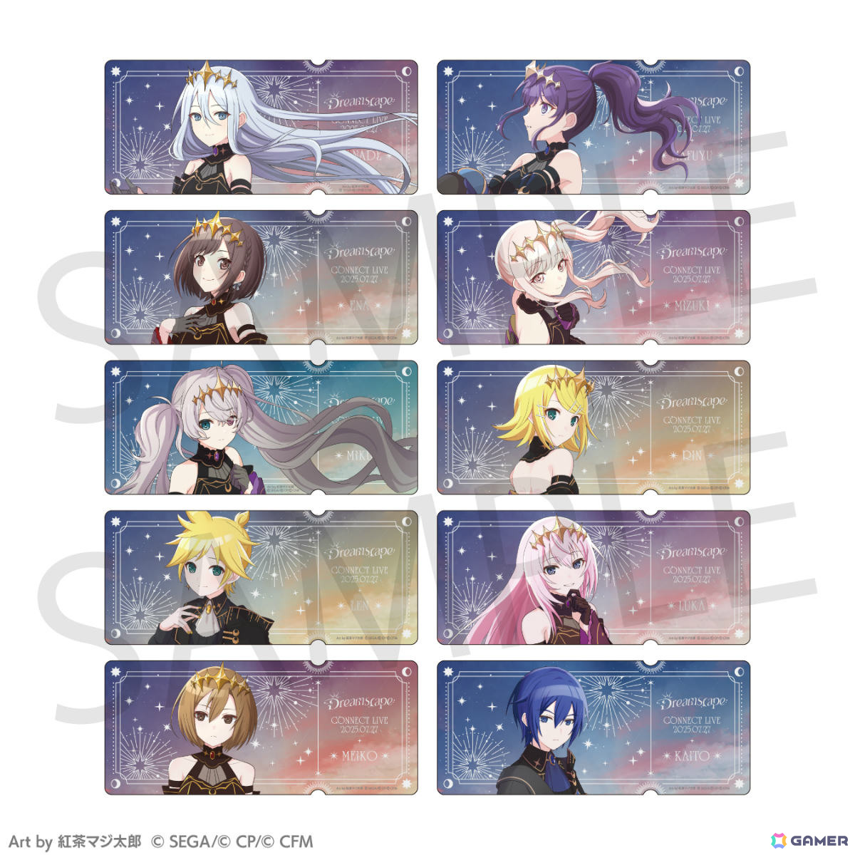 「プロセカ」より「コネクトライブ 25時、ナイトコードで。×バーチャル・シンガー Dreamscape」リアルグッズの予約受付が開始!の画像