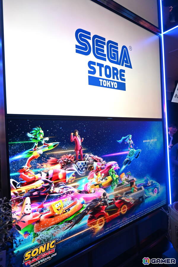 ソニックも駆け付けた「SEGA STORE TOKYO」オープニングセレモニー＆内覧会レポート！セガ/アトラスファンにはたまらないスポットにの画像