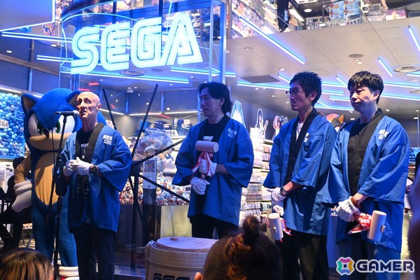 ソニックも駆け付けた「SEGA STORE TOKYO」オープニングセレモニー＆内覧会レポート！セガ/アトラスファンにはたまらないスポットにの画像8