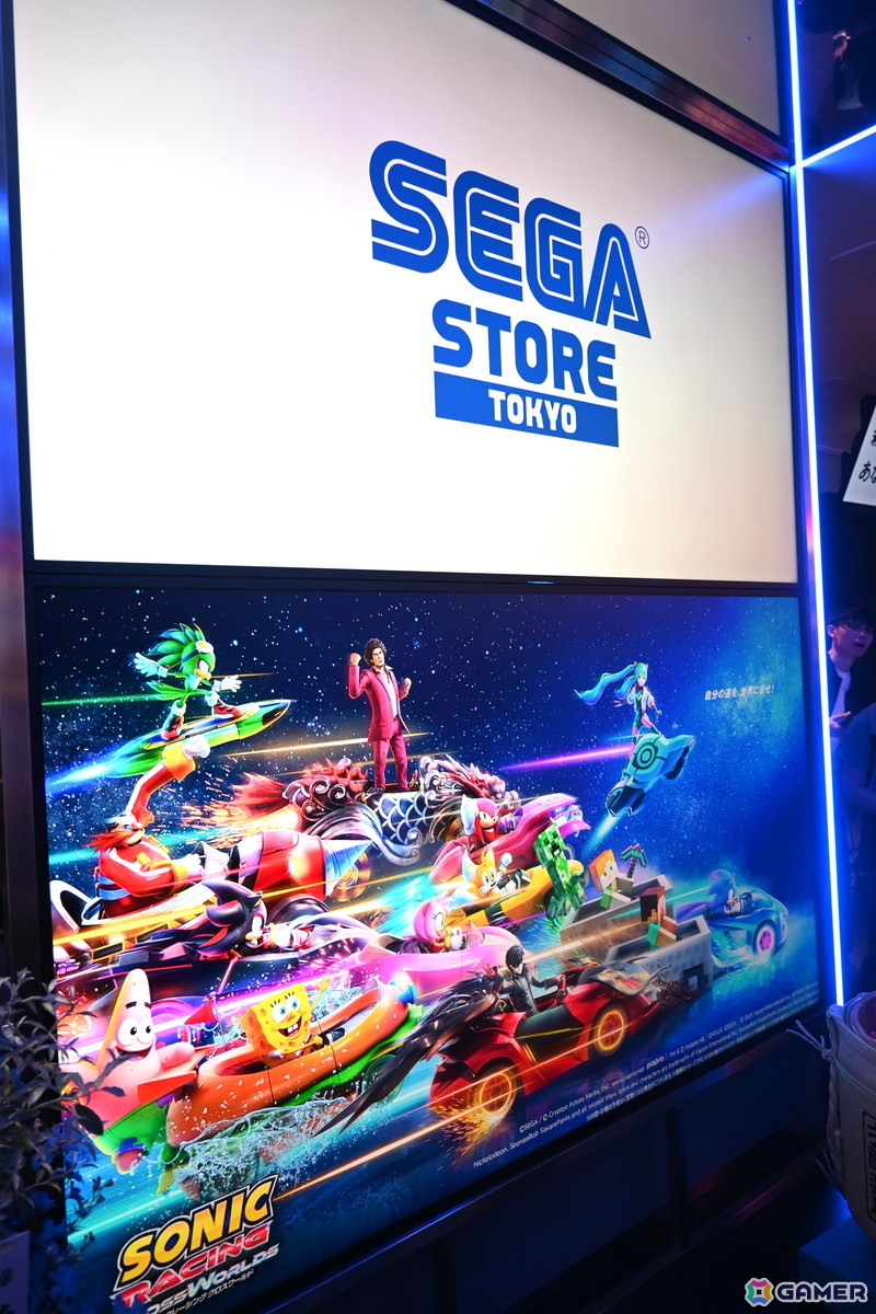 ソニックも駆け付けた「SEGA STORE TOKYO」オープニングセレモニー＆内覧会レポート！セガ/アトラスファンにはたまらないスポットにの画像10