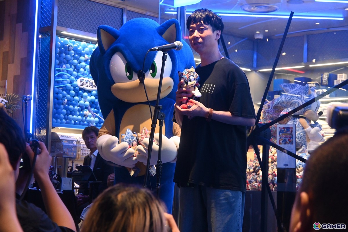 ソニックも駆け付けた「SEGA STORE TOKYO」オープニングセレモニー＆内覧会レポート！セガ/アトラスファンにはたまらないスポットにの画像