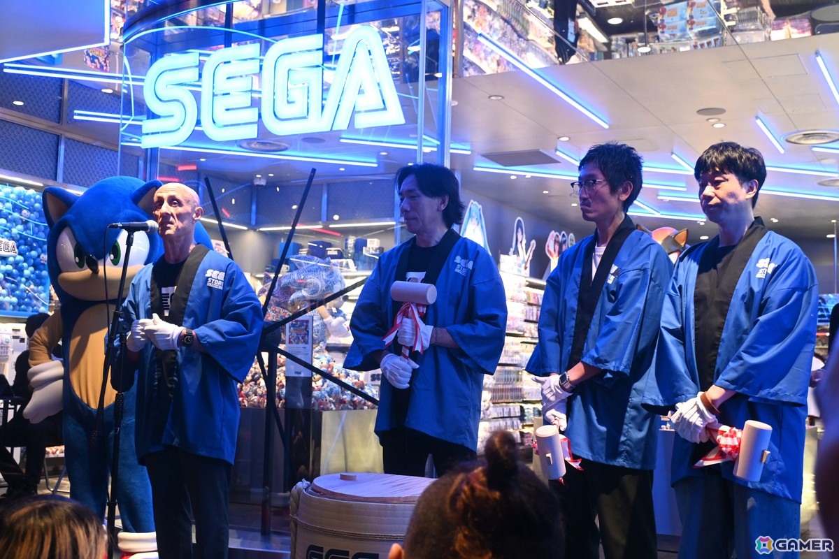 ソニックも駆け付けた「SEGA STORE TOKYO」オープニングセレモニー＆内覧会レポート！セガ/アトラスファンにはたまらないスポットにの画像