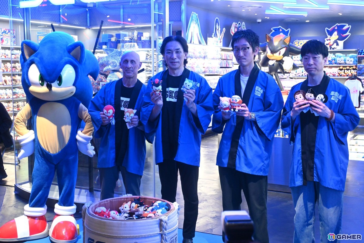 ソニックも駆け付けた「SEGA STORE TOKYO」オープニングセレモニー＆内覧会レポート！セガ/アトラスファンにはたまらないスポットにの画像