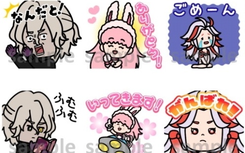 「伊達鍵は眠らない - From AI：ソムニウムファイル」のキャラがデフォルメされた姿で描かれたLINEクリエイターズスタンプが発売！