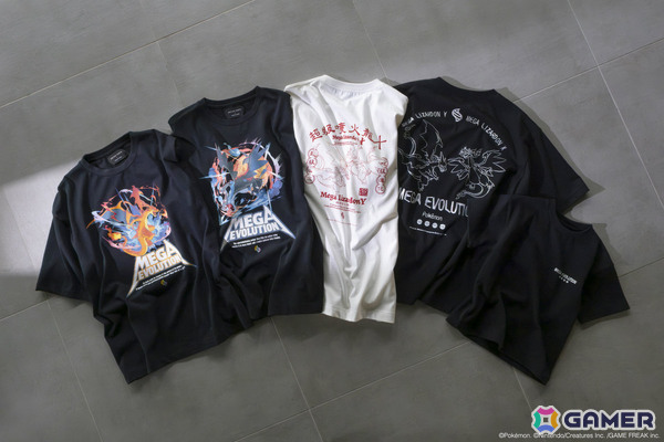 「Pokémon LEGENDS Z-A」の重要なキーワード“メガシンカ”をモチーフにしたTシャツコレクションが登場！の画像1