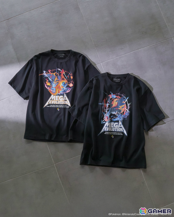 「Pokémon LEGENDS Z-A」の重要なキーワード“メガシンカ”をモチーフにしたTシャツコレクションが登場！の画像2